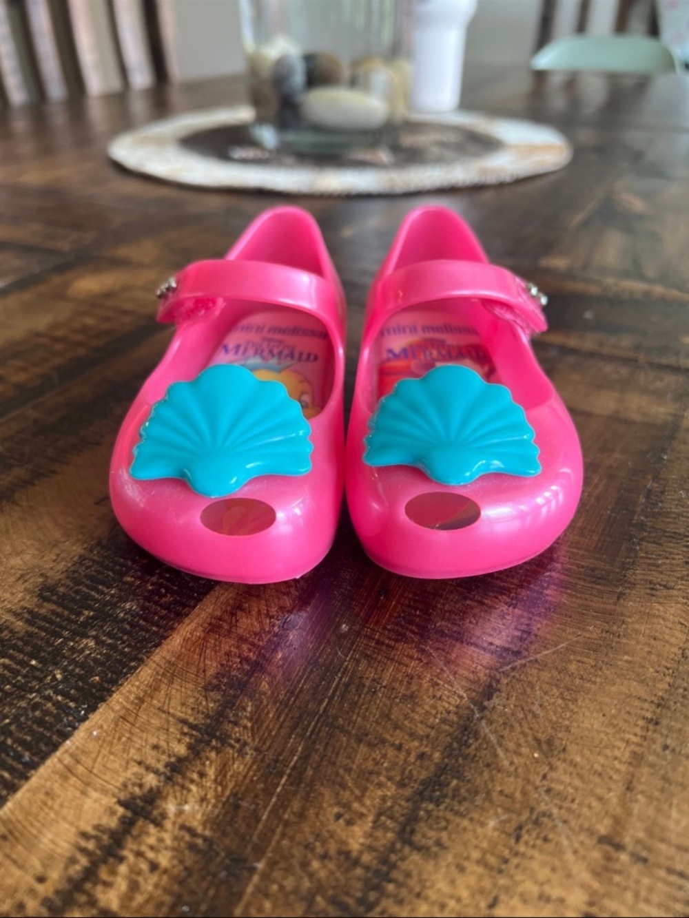 New Little Mermaid Mini Melissa Shoes 6 - Picture 2 of 4